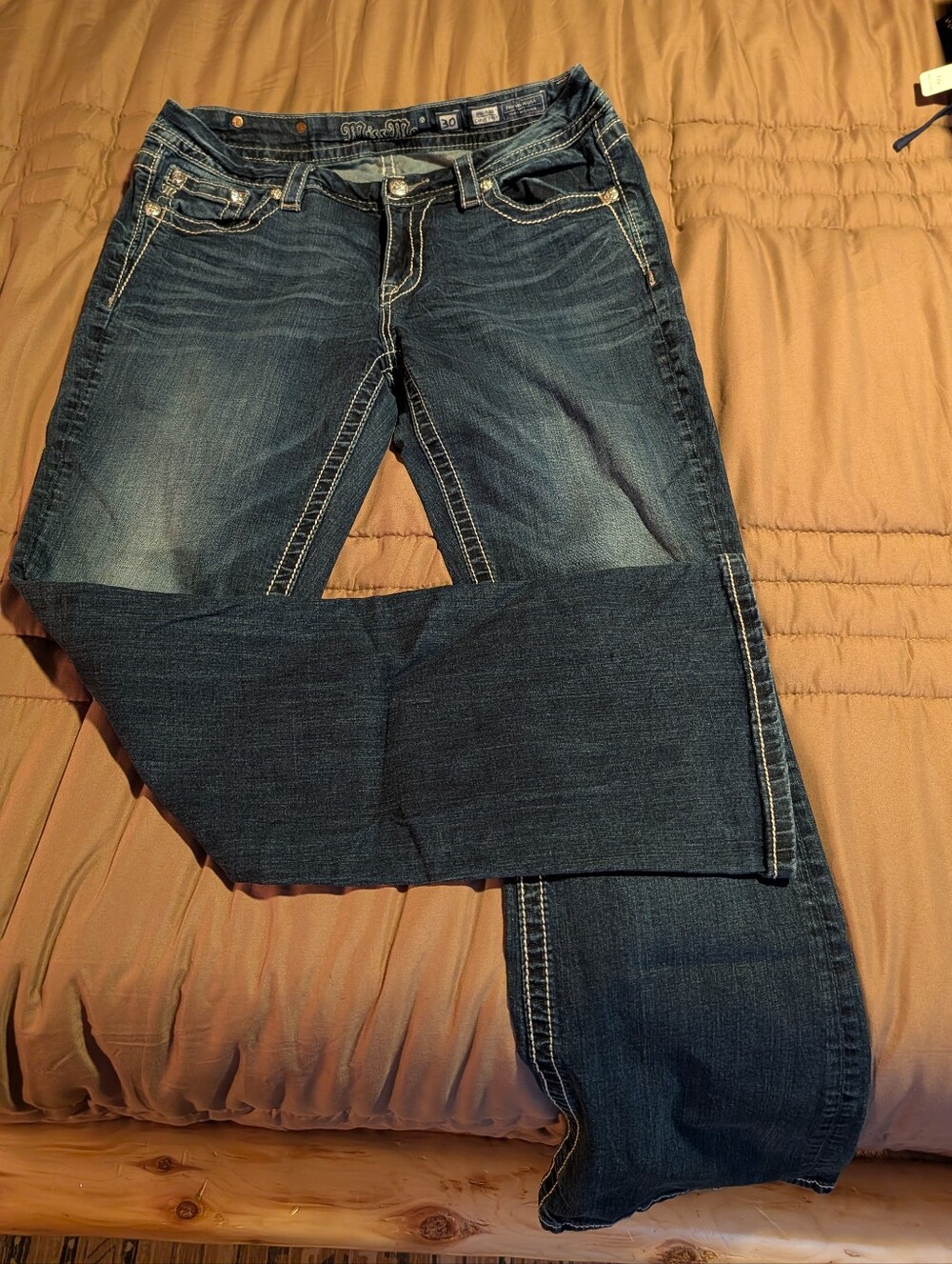 Women's Miss Me Size 30 Curvy Boot Cut Jeans Excellent Condition